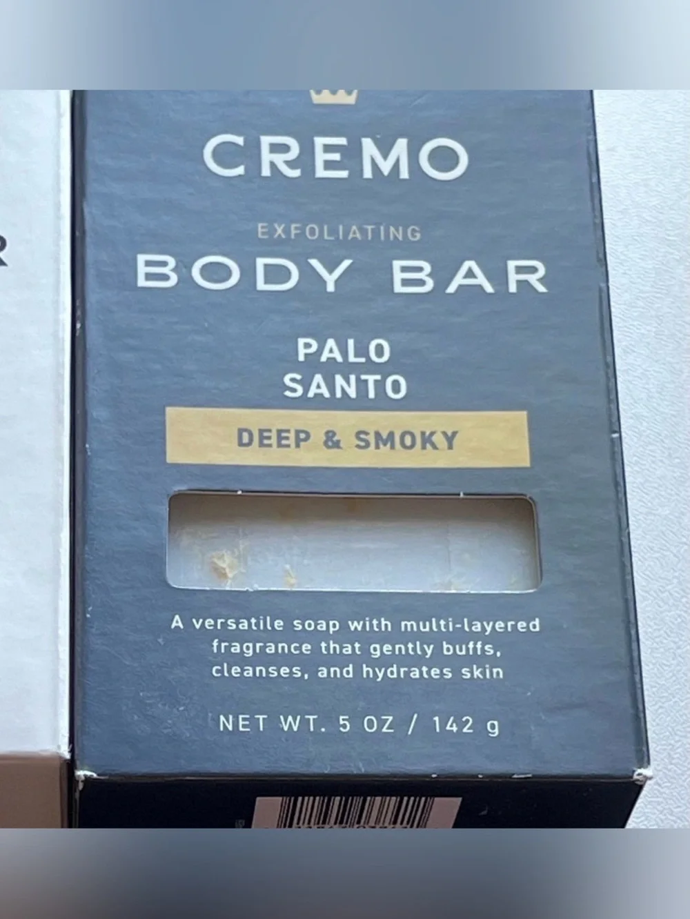 Cremo Men’s Exfolating Bar Soap Bundle of 4 Total Including Palo Santo All New!